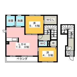 上坂121【2階】の間取り