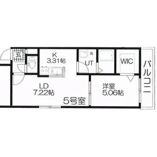 Cheval北10条【2階】の間取り