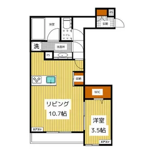 シャンリージュ【1階】の間取り