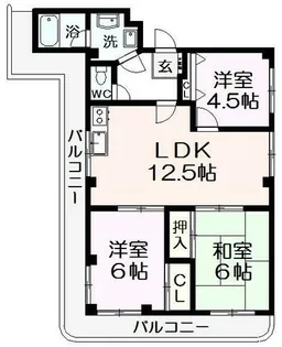 MKビル【3階】の間取り
