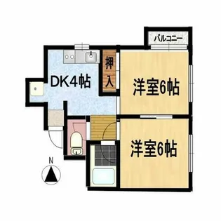 fメゾン雲雀ヶ岡【3階】の間取り