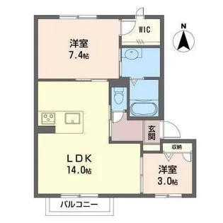 Green Field【2階】の間取り