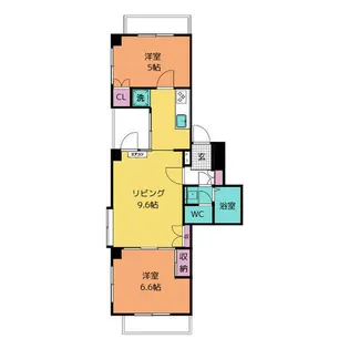 シティ岡崎駅【3階】の間取り