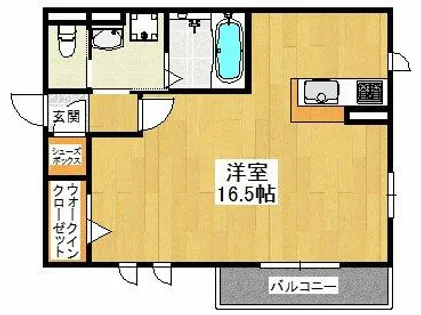 エーデル自由丘Ⅱ【1階】の間取り