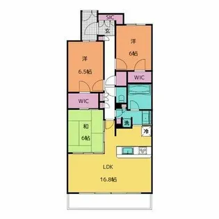 シティハウス上前津【202号室】の間取り
