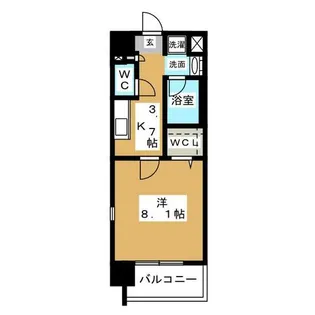 サルデーニャ【4階】の間取り
