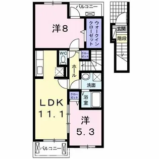 ミルトラウム【2階】の間取り