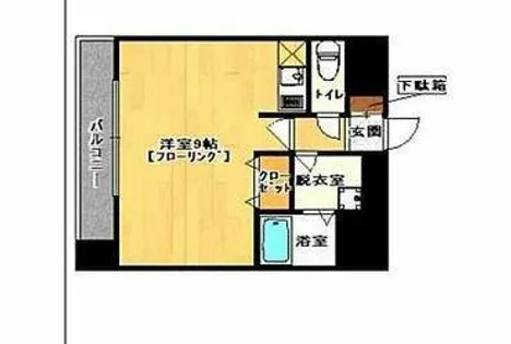 レモン春住【7階】の間取り