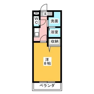 プリミエール若草【2階】の間取り