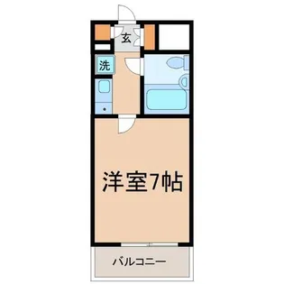 メインステージ武庫川【6階】の間取り