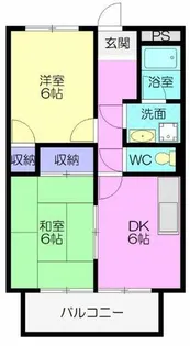 SURPLUSTWOライフ【1階】の間取り