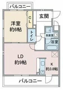 スプリングウェル【3階】の間取り