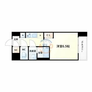 コンフォリア・リヴ淡路【10階】の間取り