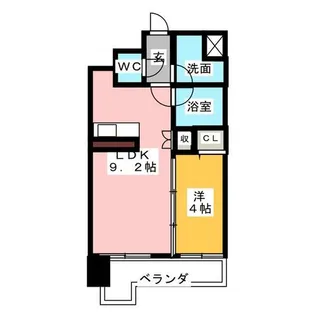 エスティメゾン東別院【8階】の間取り