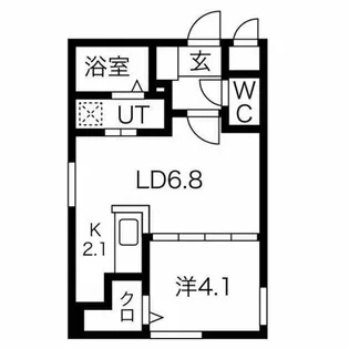 Relate菊水【3階】の間取り