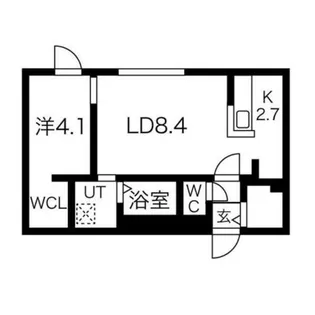 SELENE【1階】の間取り