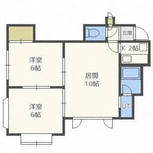 フォーサイト新川【2階】の間取り