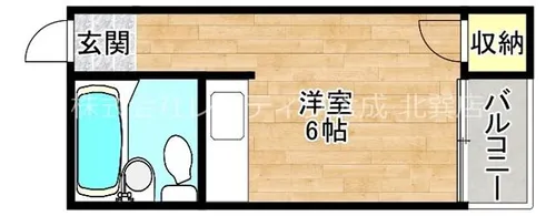 カルム新今里【5階】の間取り