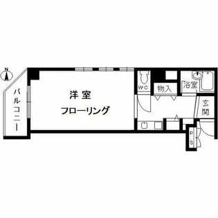 アンシャンテ御影【2階】の間取り