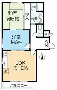 メゾンウエダ【3階】の間取り