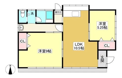 愛知県蒲郡市新井町南【一戸建】の間取り