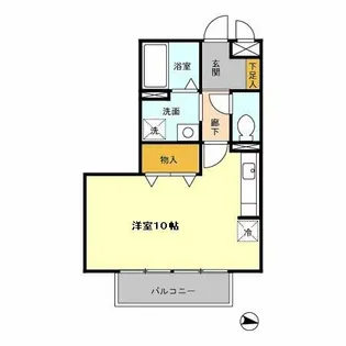 エトワールA【3階】の間取り