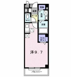 リフレ東百舌鳥B棟【105号室】の間取り