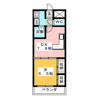 DOMUS21【8階】の間取り