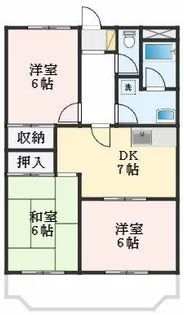 真田マンション【2階】の間取り