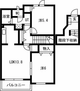 ボーシャルダンC【202号室】の間取り