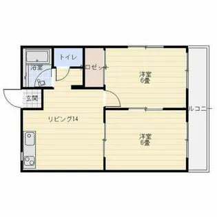 TAKAハイツ【2階】の間取り