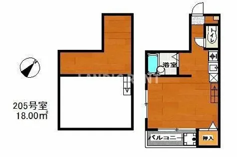 コーポ和幸【2階】の間取り