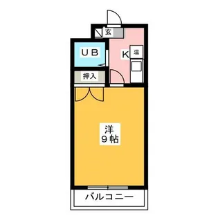 ホワイトハウス【7階】の間取り