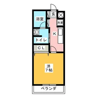 フレールコート東別院【6階】の間取り