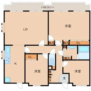 グレース千鳥【4階】の間取り