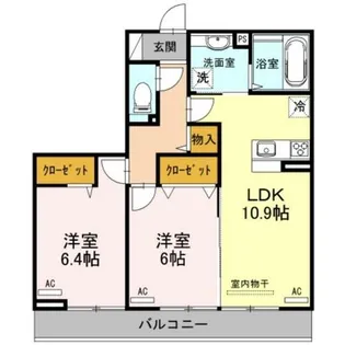 Elite Chateau【2階】の間取り