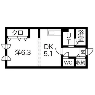 トランキル【3階】の間取り