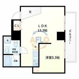 ラジエーションコート【5階】の間取り