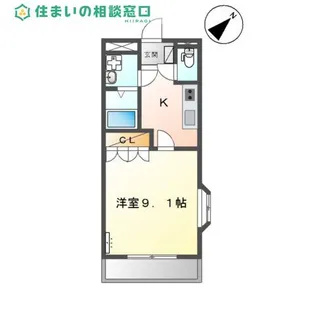 愛知県西尾市住崎5丁目【アパート】の間取り