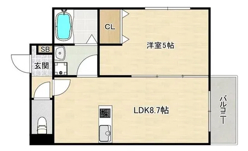 Primavera【1階】の間取り