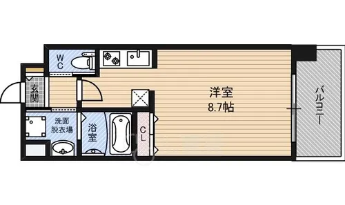 マンションはりげん【11階】の間取り