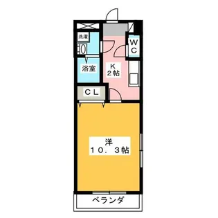 グリーンハイム【1階】の間取り