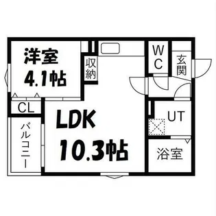 The Manoa【1階】の間取り