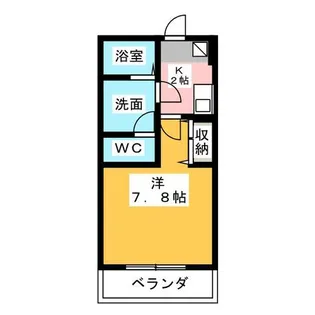 クレフラスト野並A棟【1階】の間取り