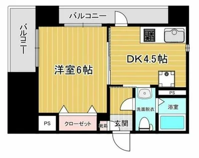 リファレンス博多【11階】の間取り