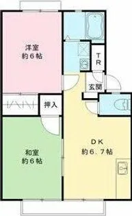 サンライフ春香A棟【202号室】の間取り