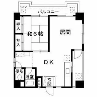 第7スカイビル【5階】の間取り