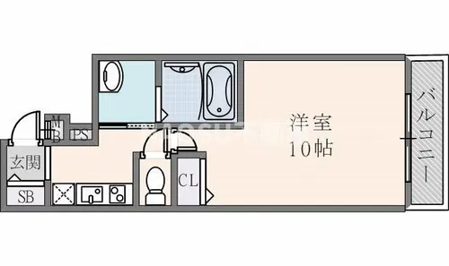 フジパレス河内花園【303号室】の間取り