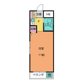 ジョイフル原Ⅵ【5階】の間取り