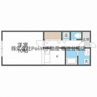 大手前ハイツ【2階】の間取り